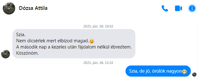 Visszajelzés – Dozsa Attila