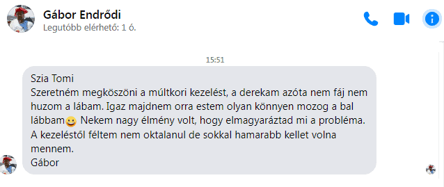 Visszajelzés – Endrodi Gabor