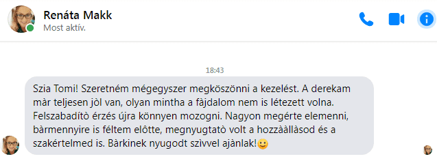 Visszajelzés – Makk Reni