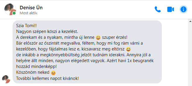 Visszajelzés – Un Denise
